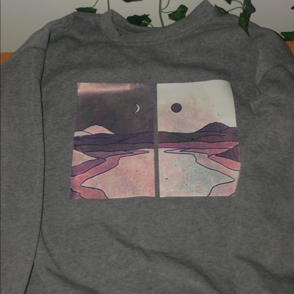 Boho crew neck